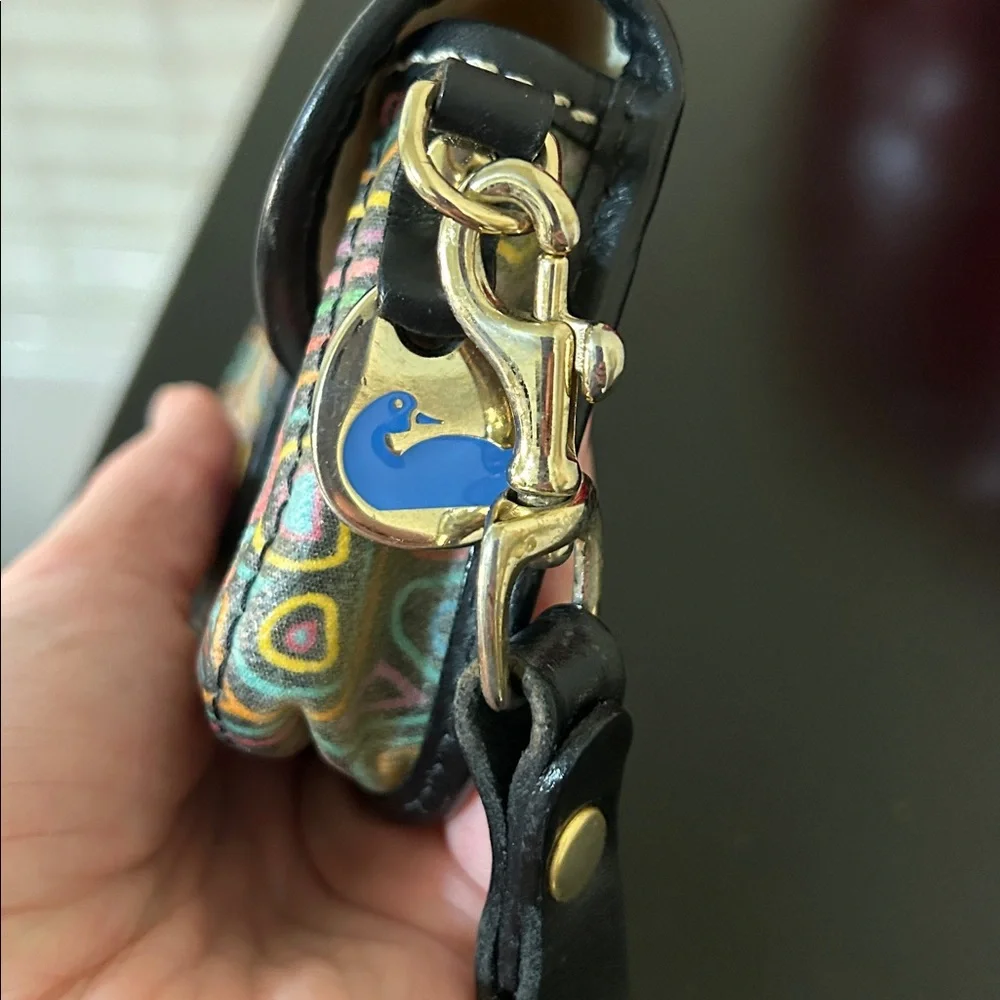 SOLD Dooney and Bourke Vintage Scribble Graffiti Wristlet - Made in the USA - Picture 13 of 16